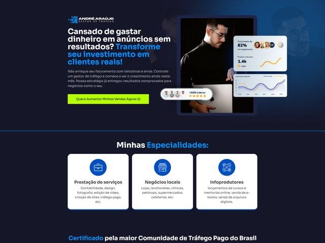 André Araújo Gestor de Tráfego